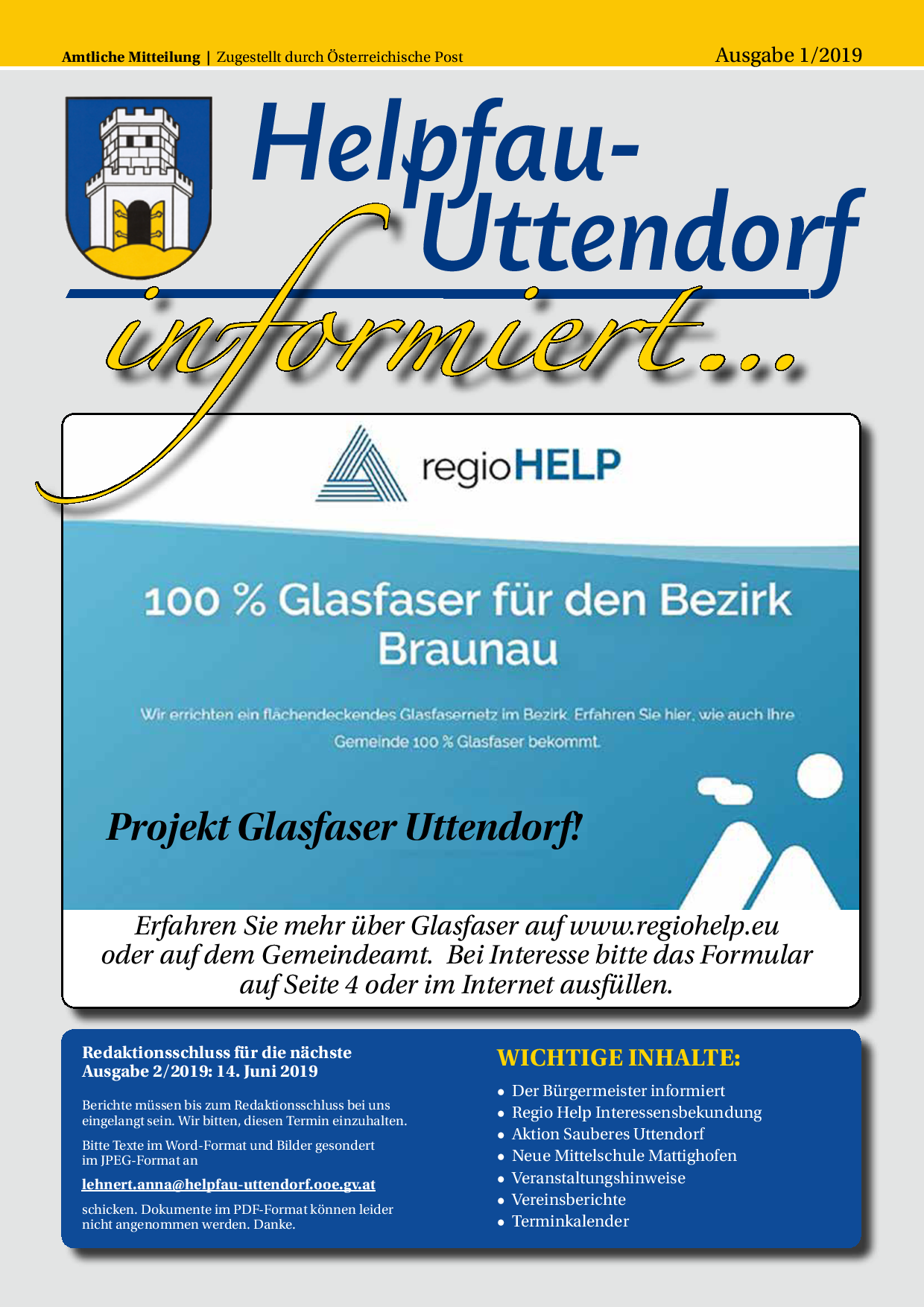 Uttendorf-Helpfau in der Region Braunau - menus2view.com